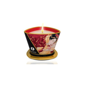 Bougie de massage fraise vin pétillant 170ml 
